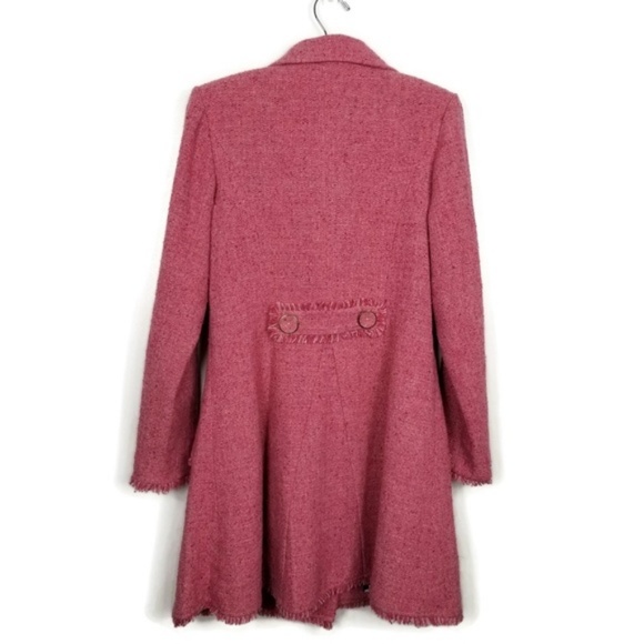 CAbi Madison Avenue Pink Tweed Doublebreasted Coat - Picture 4 of 8